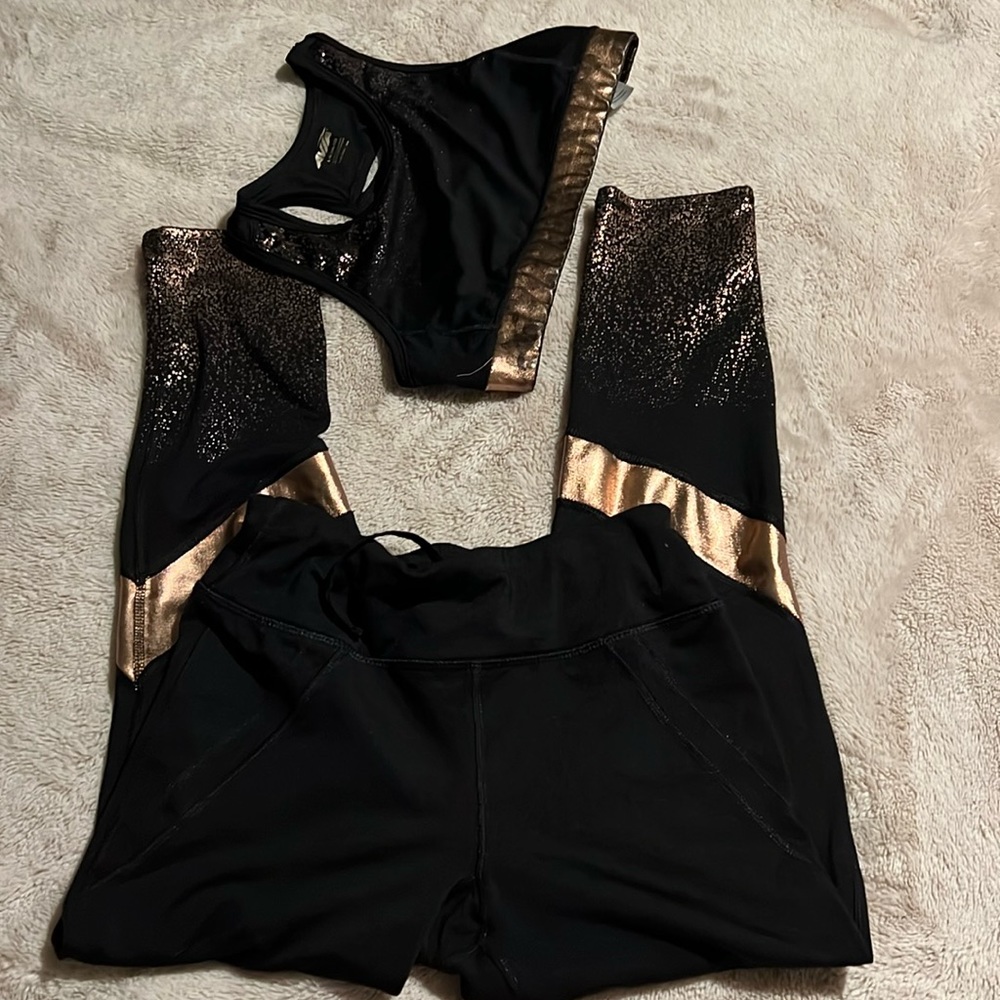 Kids Avia leggings and sports bra set